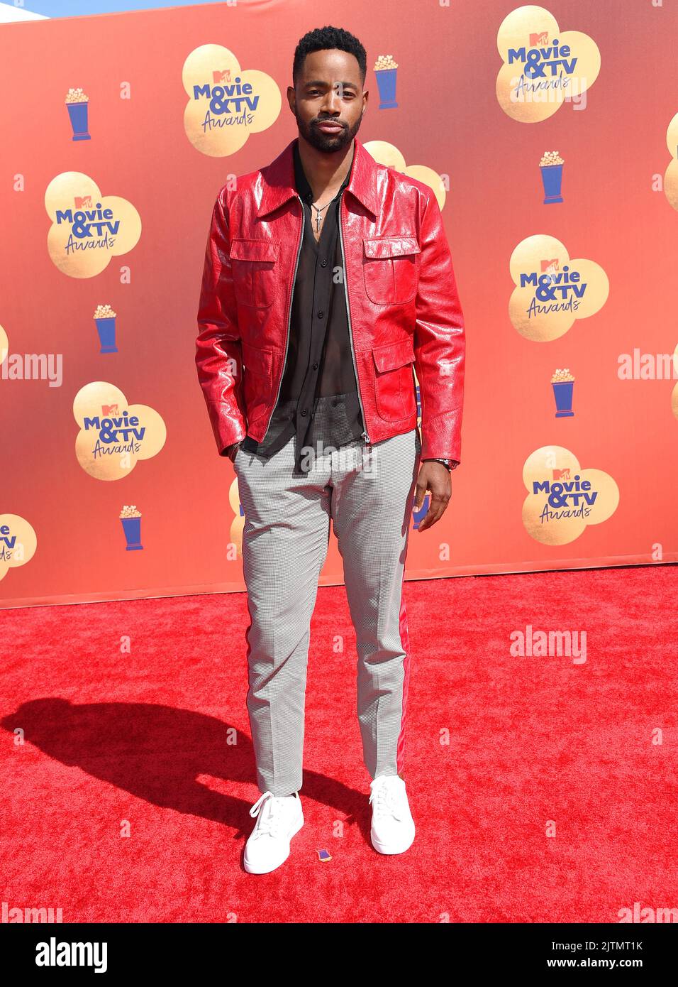 Jay Ellis arrive aux MTV Movie & TV Awards 2022 au Barker Hanger on 05 juin 2022 à Santa Monica, Californie. © OConnor/AFF-USA.com Banque D'Images