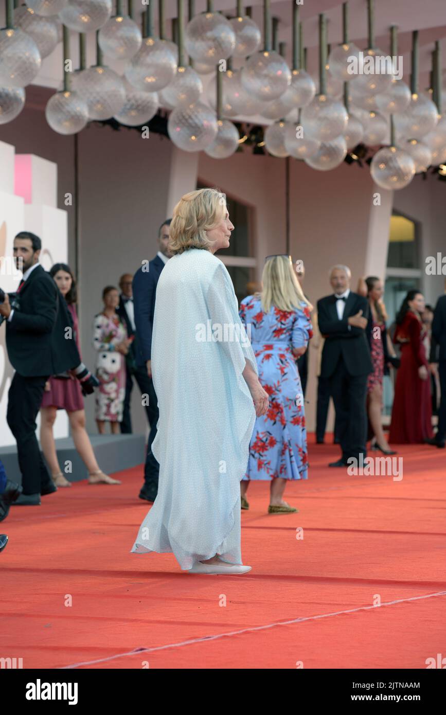 HILLARY CLINTON participe à l'ouverture du Festival du film de Venise 79th, la Mostra del Cinema di Venezia 2022, 31 août, Venise. FAMA © Fausto Marci Banque D'Images