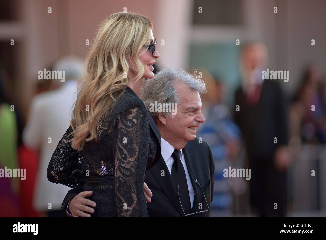 Venise, Italie. 31st août 2022. VENISE, ITALIE - 31 AOÛT : Renato Brunetta, Tommasa Giovannoni Ottaviani assiste à la cérémonie d'ouverture du Festival international du film de Venise 79th au Palazzo del Cinema on 31 août 2022 à Venise, Italie. Credit: dpa/Alay Live News Banque D'Images