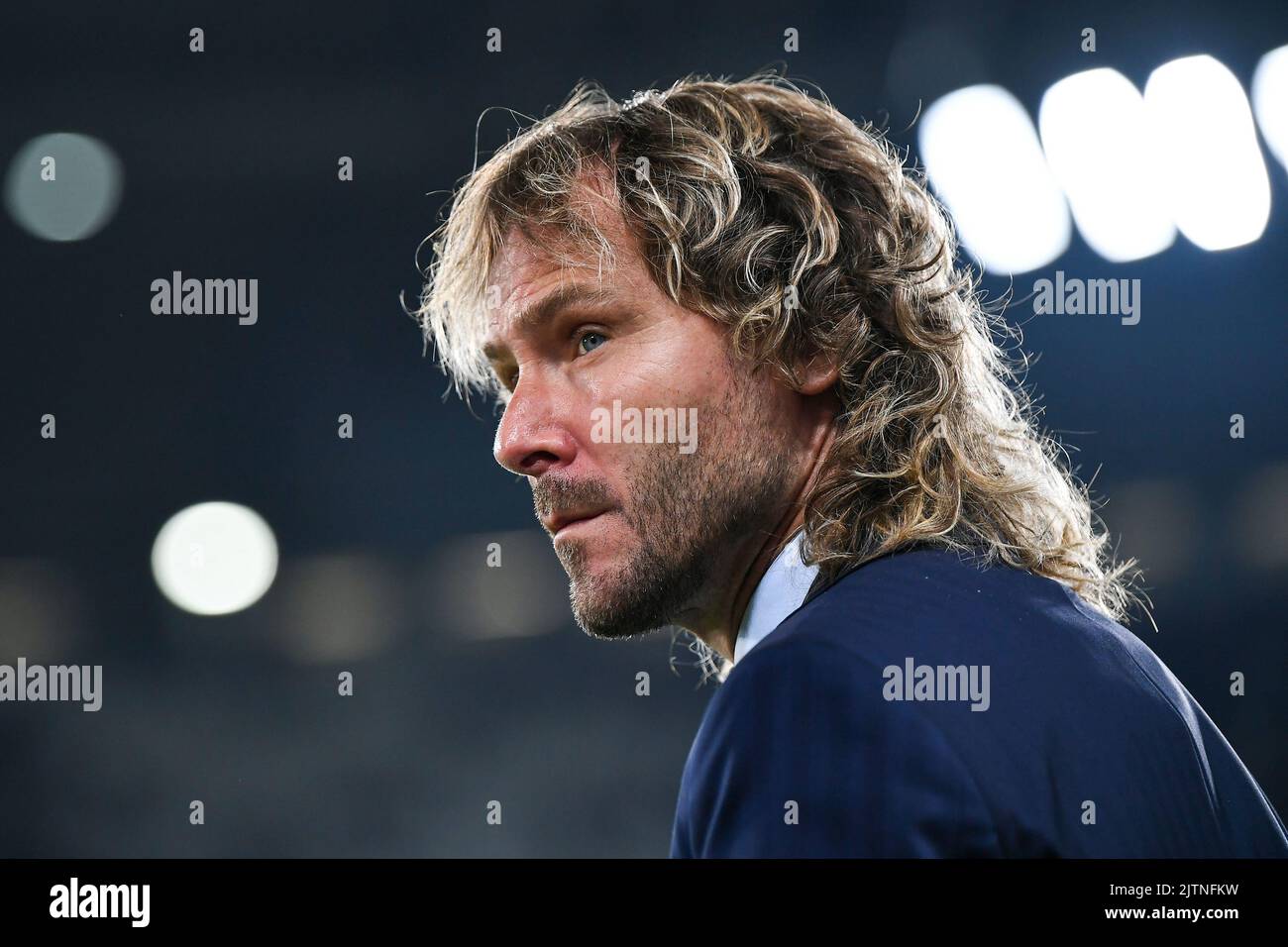 31 Agosto 2022 - Torino, Italia - sport, calcio - Juventus vs Spezia - Campionato italiano di calcio série A TIM 2022/2023 - Stade Juventus. Nella foto:Pavel Nedved 31 août 2022 Turin, Italie - sport, calcio - Juventus vs Spezia - Championnat italien de football série A 2022/2023 - Stade Juventus. Dans la photo: Pavel Nedved Banque D'Images