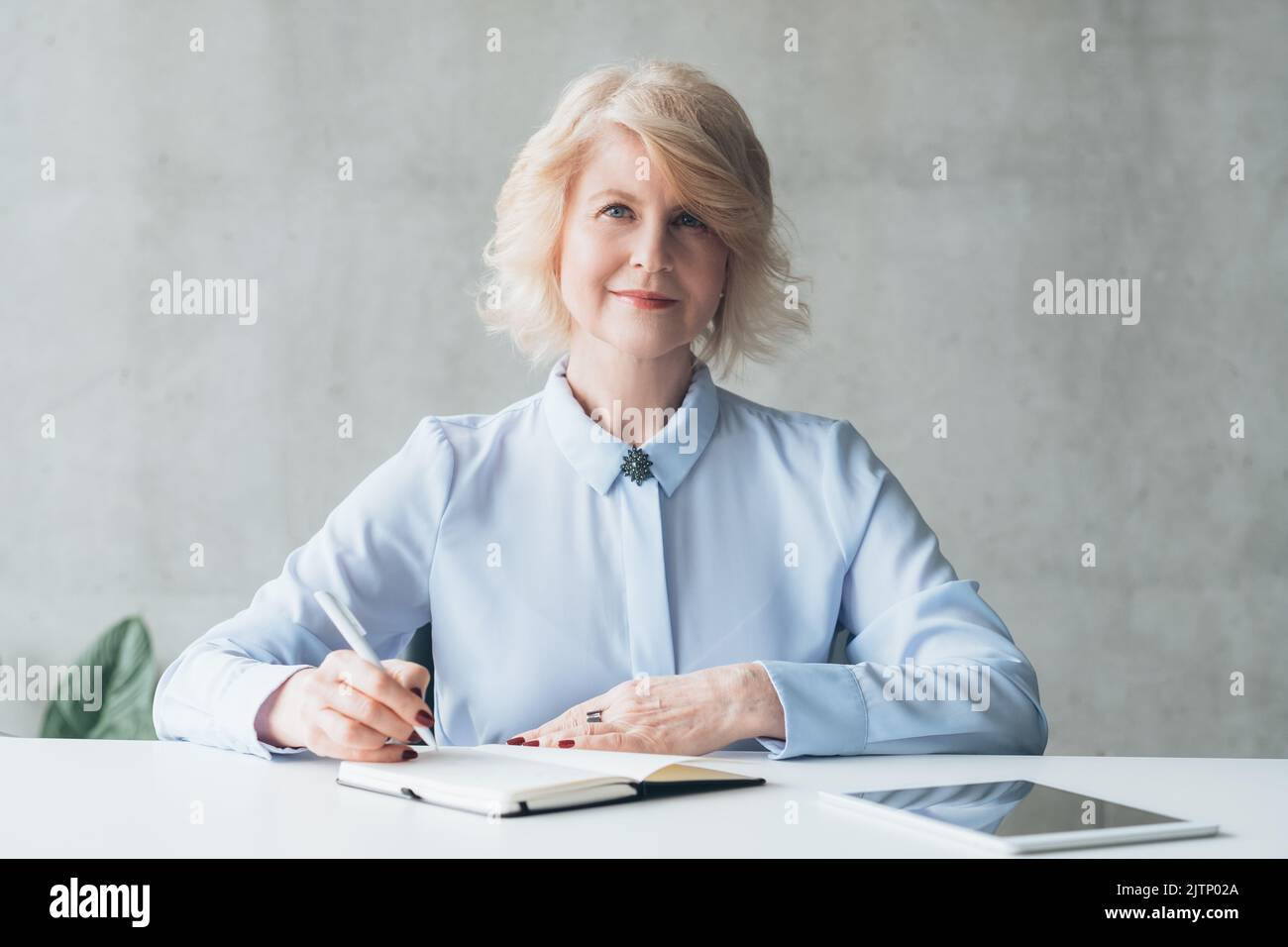 leader féminin de la technologie moderne Banque D'Images