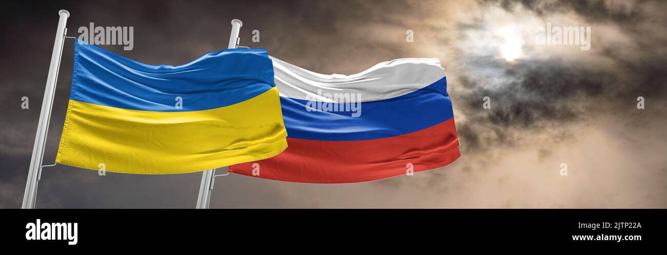 ukraine russie conflit 2022 escalade Banque D'Images
