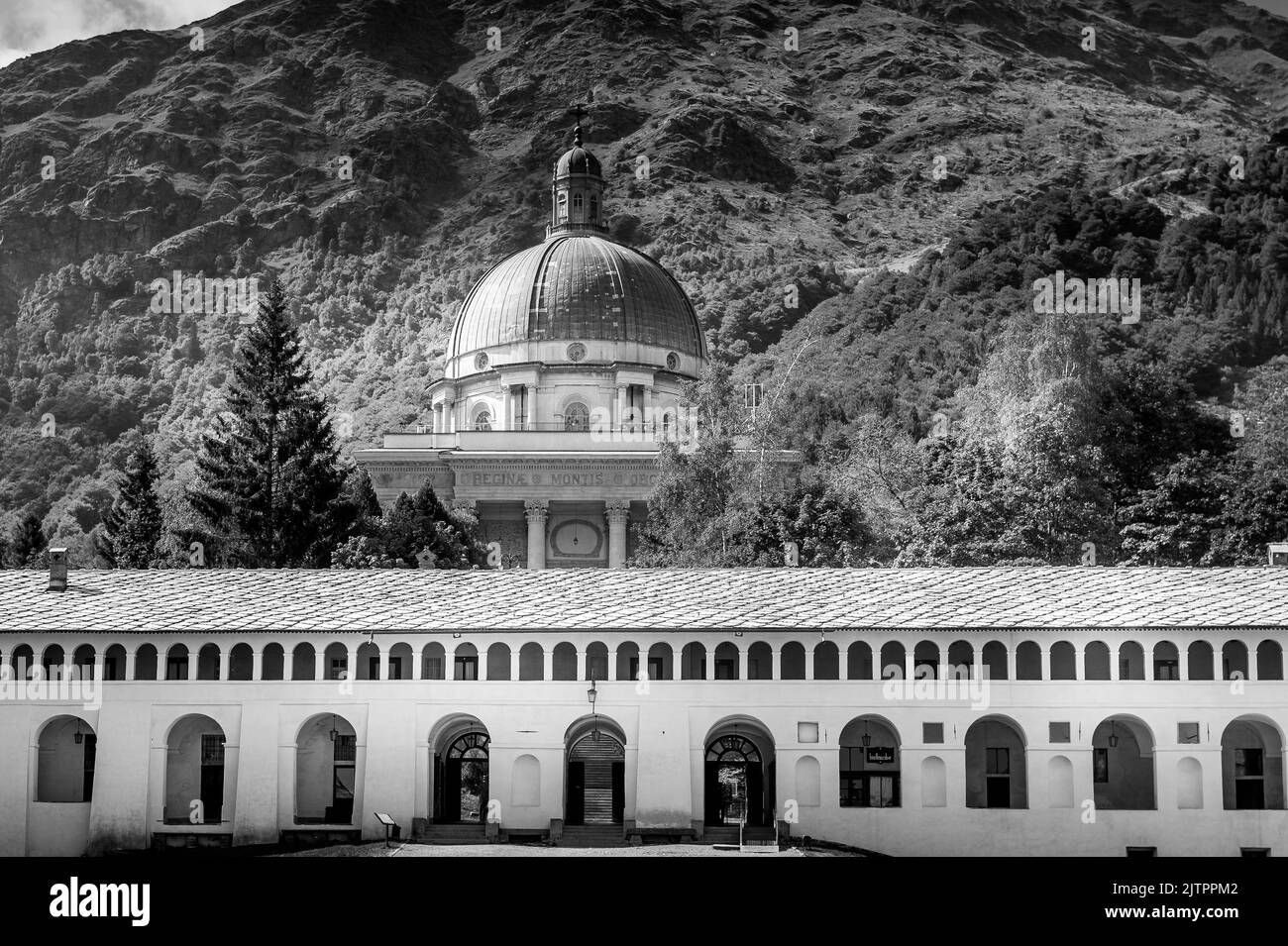Sanctuaire sur Oropa Banque D'Images