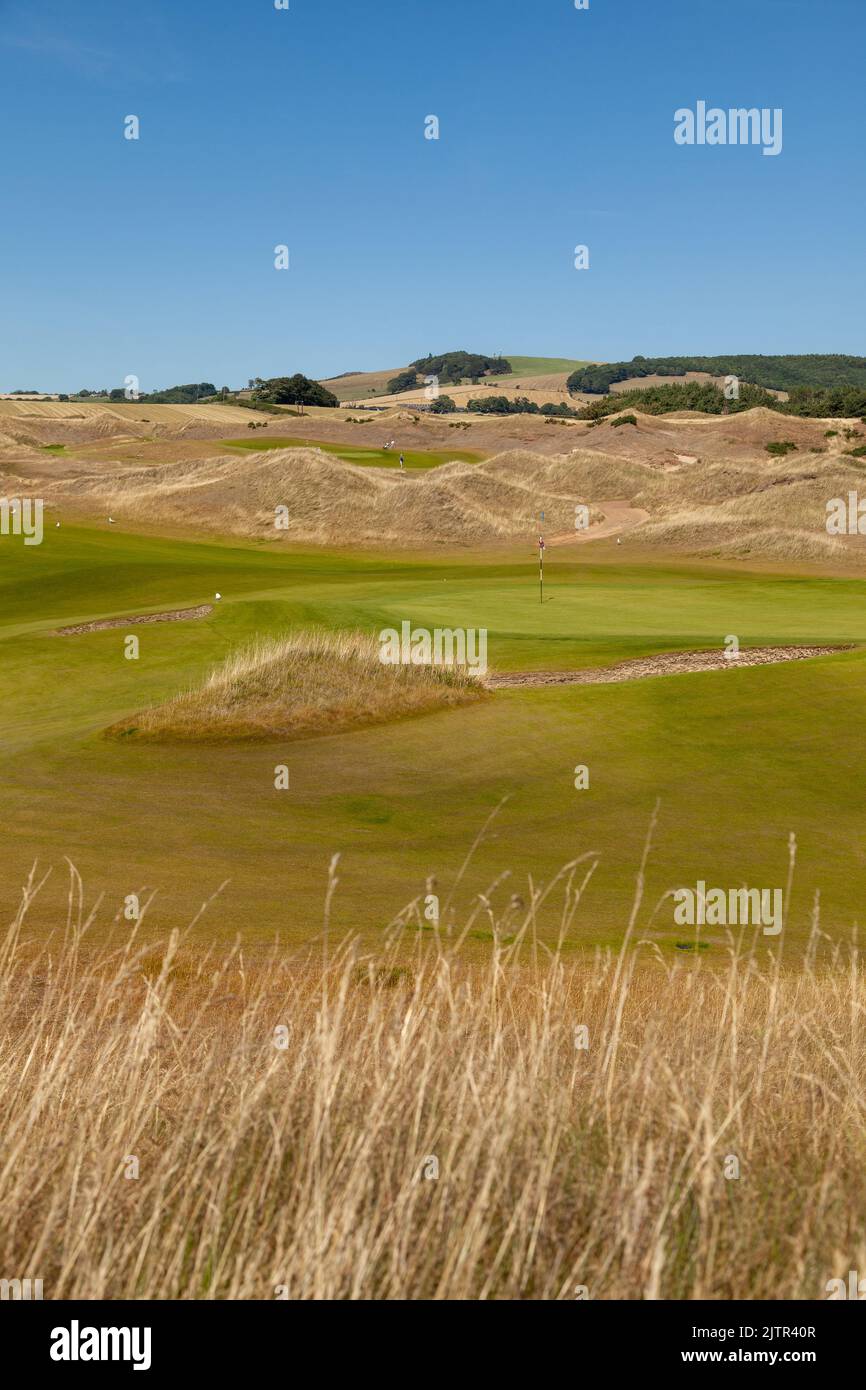 Dumbarnie parcours de golf, Leven, Fife, Ecosse Banque D'Images