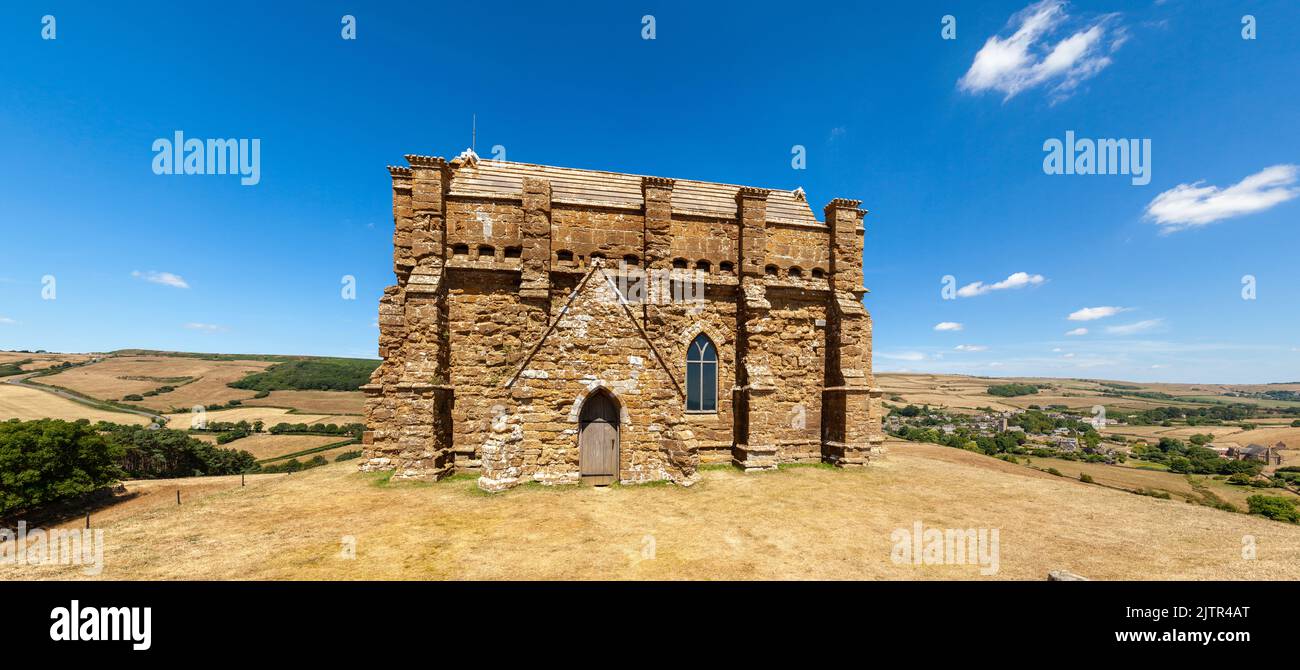 Chapelle Sainte-Catherine (Sainte-Catherine est la sainte patronne des Spitgers) une église datant de 14th ans près d'Abbotsbury, Dorset Banque D'Images