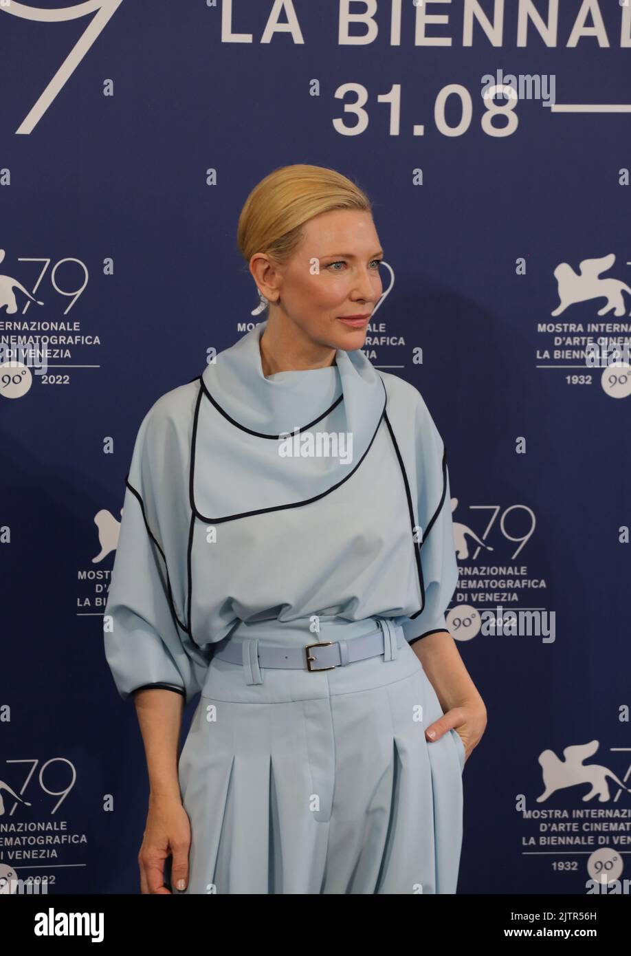 Venise, Italie, 1st septembre 2022, Cate Blanchett au photocall pour le film Tar au Festival du film de Venise 79th en Italie. Credit: Doreen Kennedy/Alamy Live News Banque D'Images