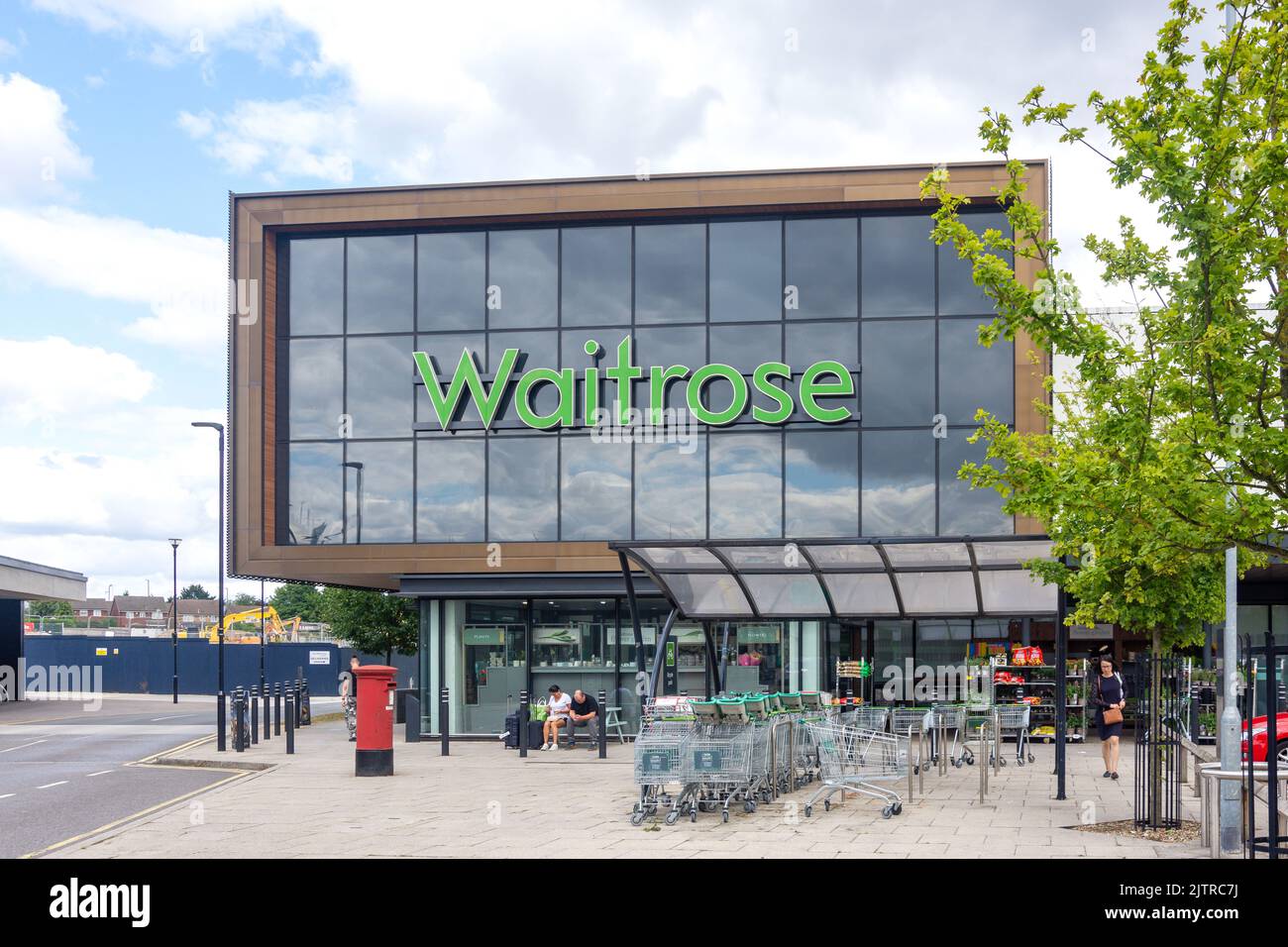 Waitrose & Partners High Wycombe, Marlow Hill, High Wycombe, Buckinghamshire, Angleterre, Royaume-Uni Banque D'Images