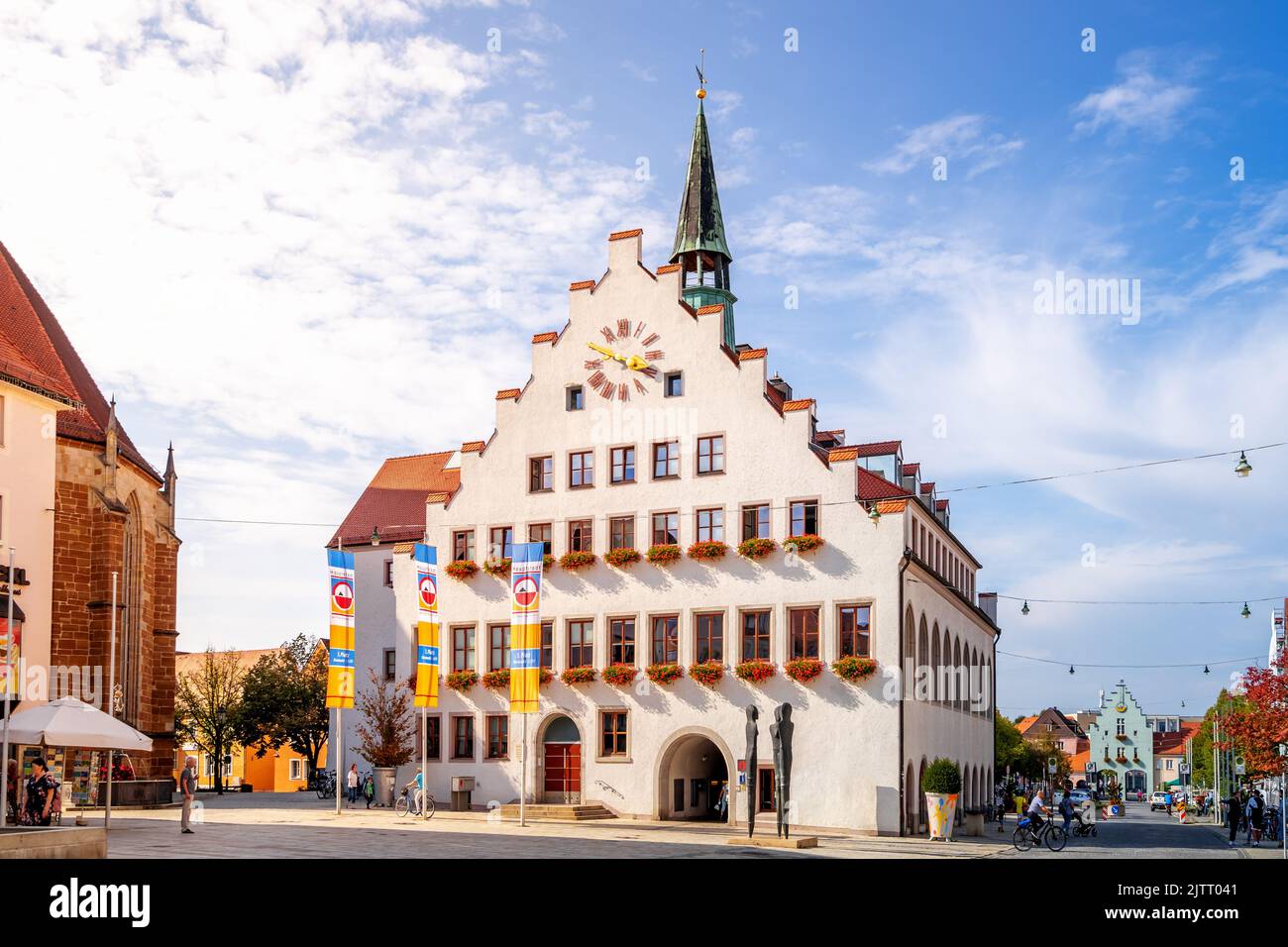 Hôtel de ville, Neumarkt in der Oberpfalz, Allemagne Banque D'Images