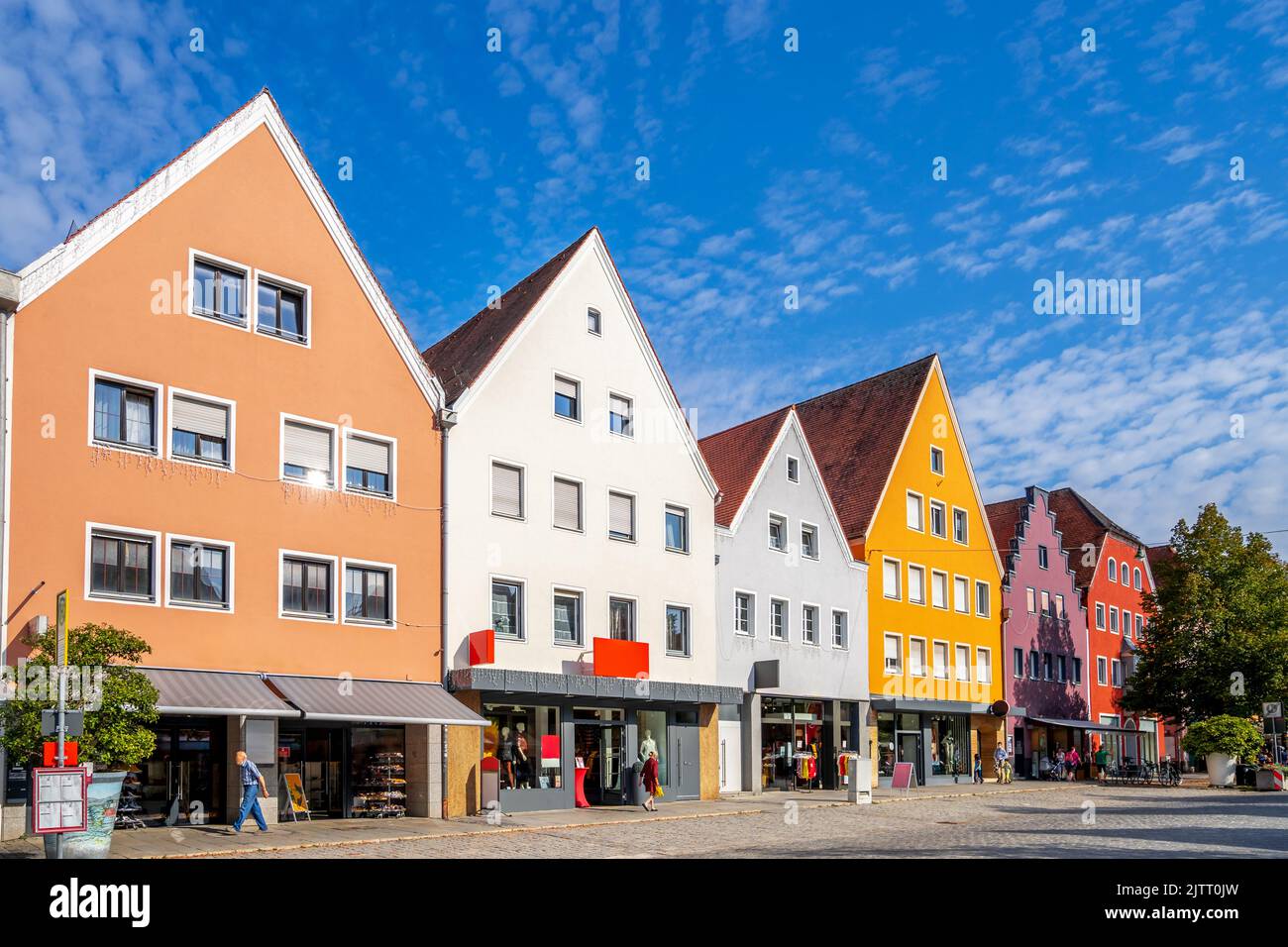 Market Panorama, Neumarkt, Oberpfalz, Allemagne Banque D'Images