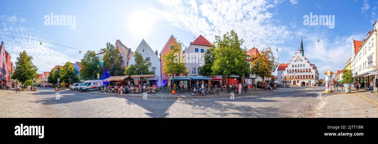 Market Panorama, Neumarkt, Oberpfalz, Allemagne Banque D'Images