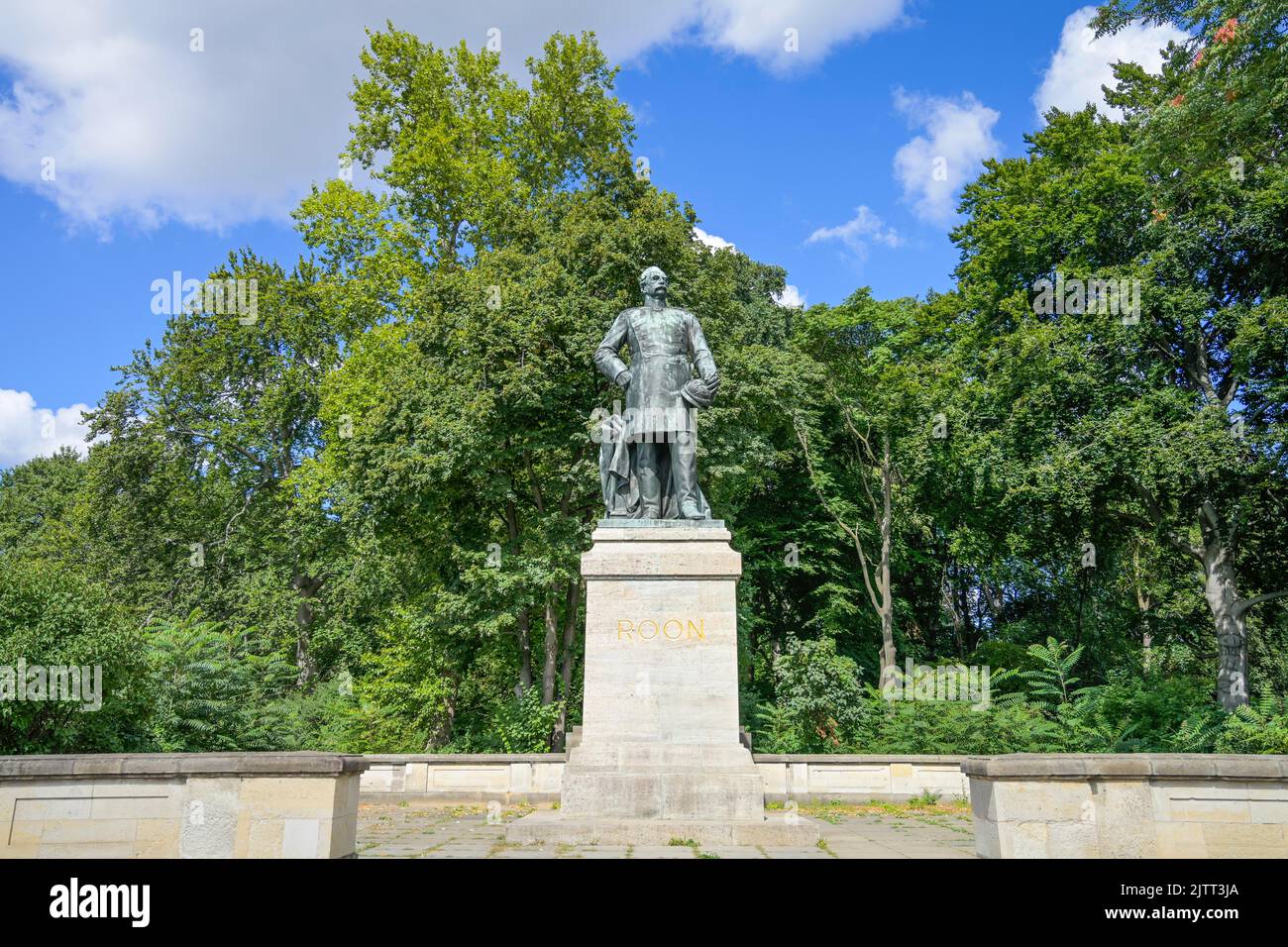 Denkmal Albrecht von Roon, Großer Stern, Tiergarten, Mitte, Berlin, Allemagne Banque D'Images