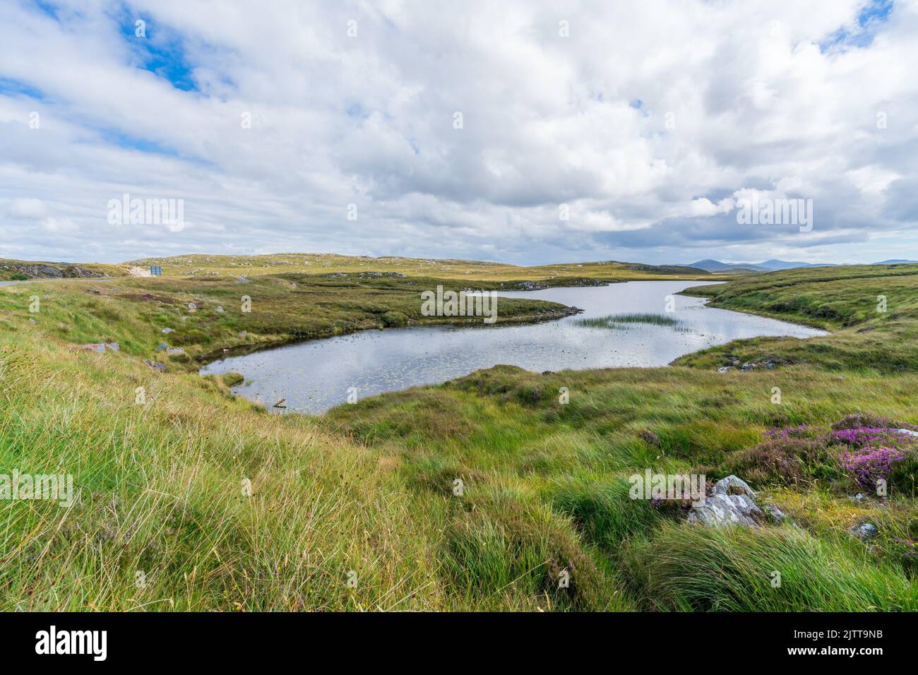 Paysage rural sur l'île de lewis, Écosse Banque D'Images