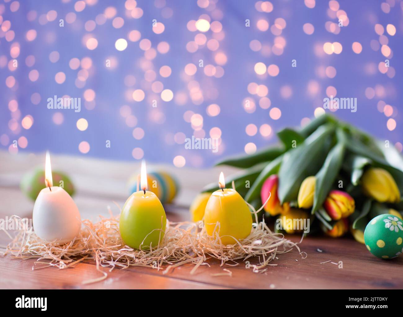 Nid d'oiseau œuf coloré - Évènement, Pâques & Ramadan - La maison