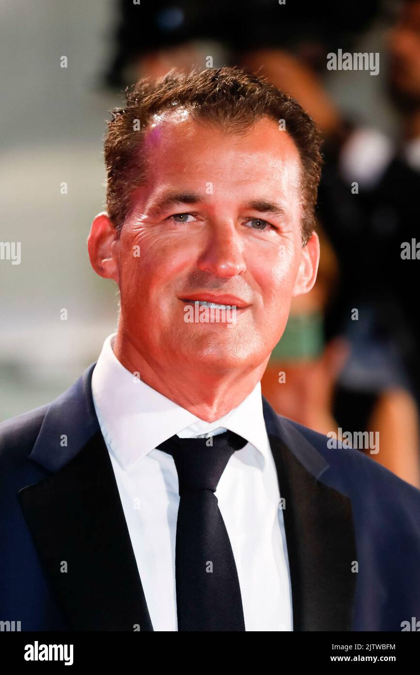 Scott Stuber assiste à la première de 'Bardo' lors du Festival International du film de Venise 79th au Palazzo del Cinema on the Lido à Venise, Italie, le 01 septembre 2022. Banque D'Images