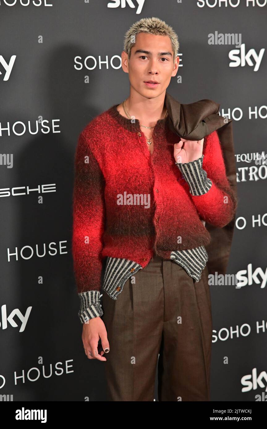 Evan Mock est un modèle américain, acteur et arrivers de skateboarder à la Soho House Awards à Soho House, 180 Strand, Londres, Royaume-Uni. , . Crédit : voir Li/Picture Capital/Alamy Live News Banque D'Images