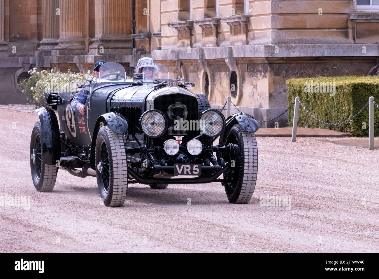 1929 Bentley Speed six Vanden Plas au salon Prive Concours au Blenheim Palace Oxfordshire Royaume-Uni Banque D'Images