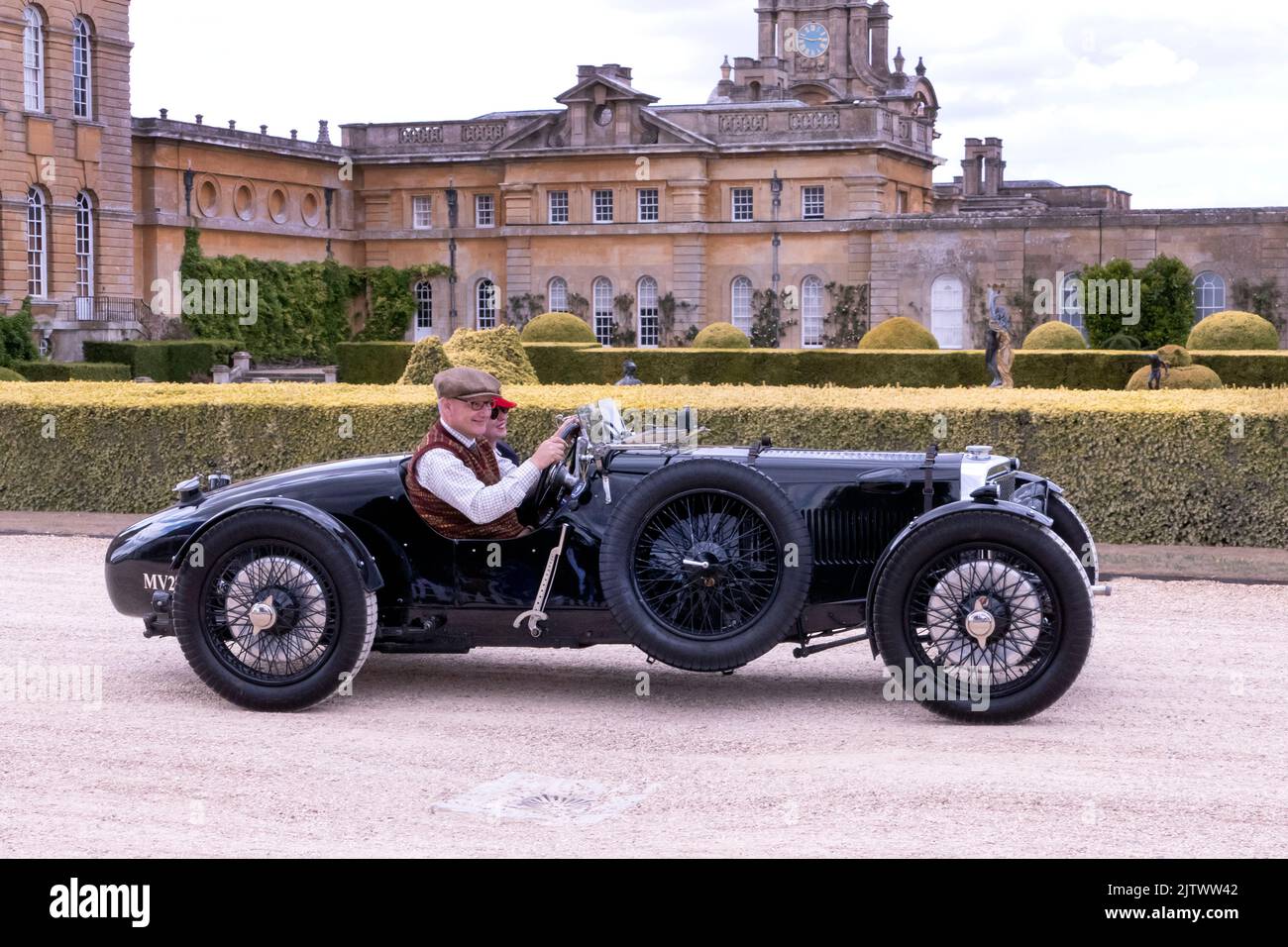 1932 Aston Martin LM9 au salon Prive Concours au Blenheim Palace Oxfordshire Royaume-Uni Banque D'Images