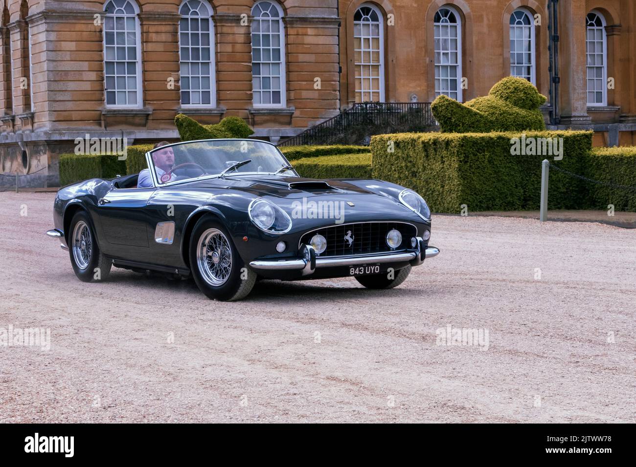 1961 Ferrari 250GT SWB California Spider au salon Prive Concours au Blenheim Palace Oxfordshire Royaume-Uni Banque D'Images