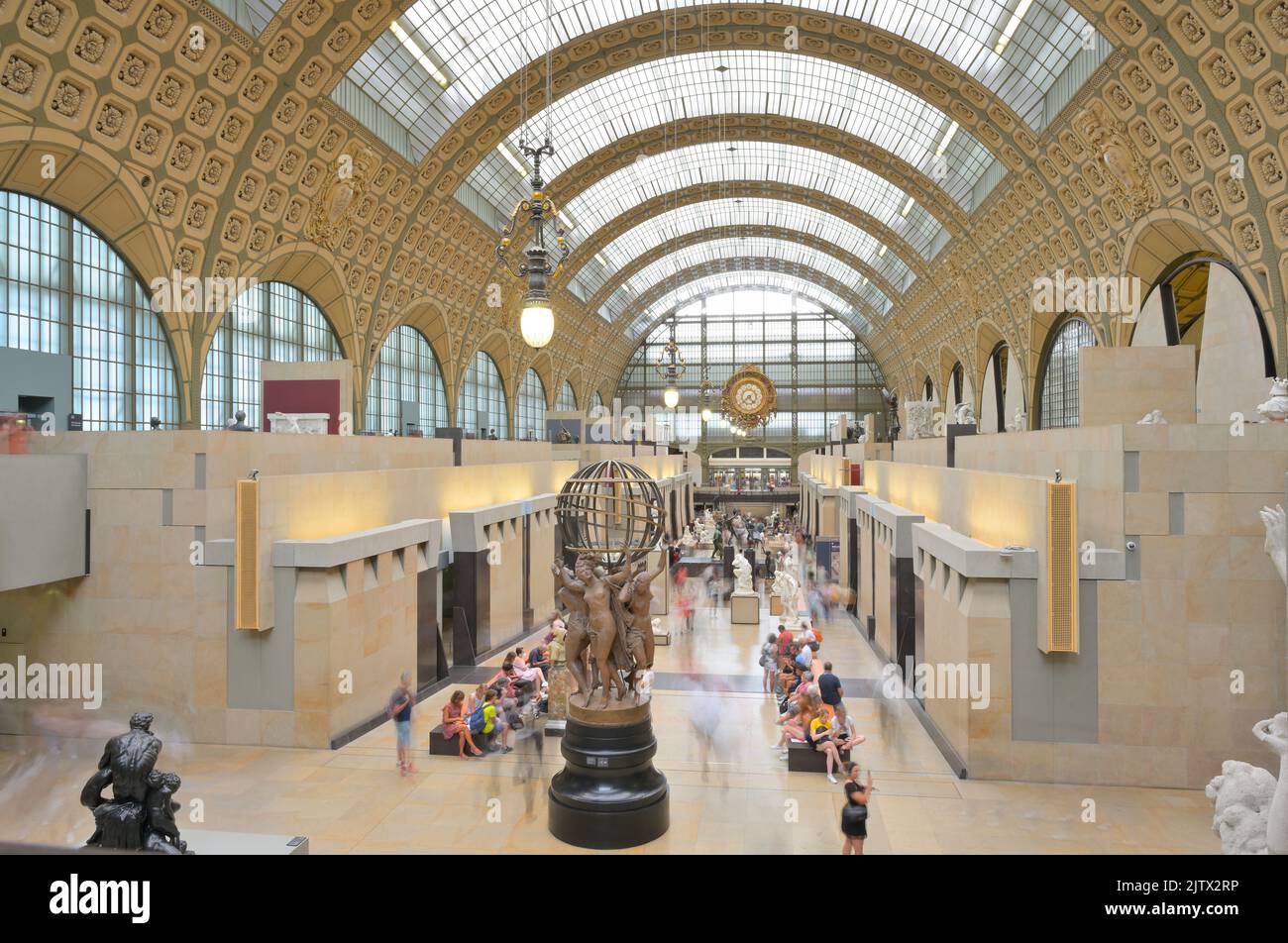 Le célèbre Musée d'Orsay, Paris FR Banque D'Images