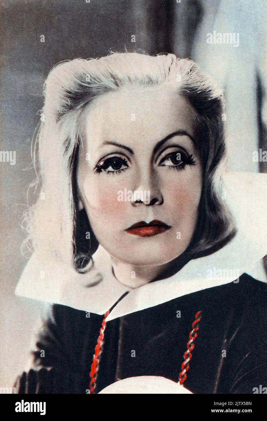 GRETA Garbo dans la reine Christina (1933) photo de publicité Banque D'Images