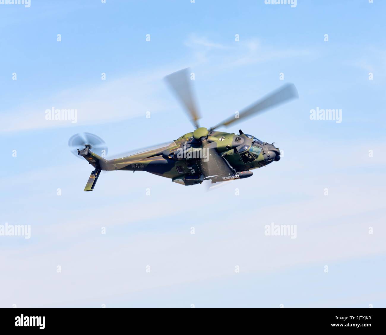 NHIndustries NH90 hélicoptère multirôle à l'exposition au Royal International ait Tattoo 2022 Banque D'Images