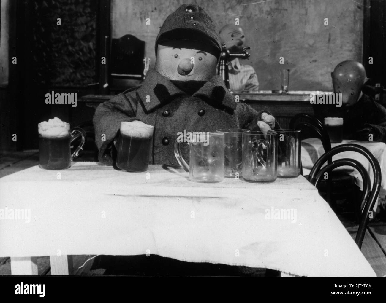 Dobrý voják Svejk le bon soldat Schweik année: 1954 - Tchécoslovaquie Directeur: Jirí Trnka animation Banque D'Images