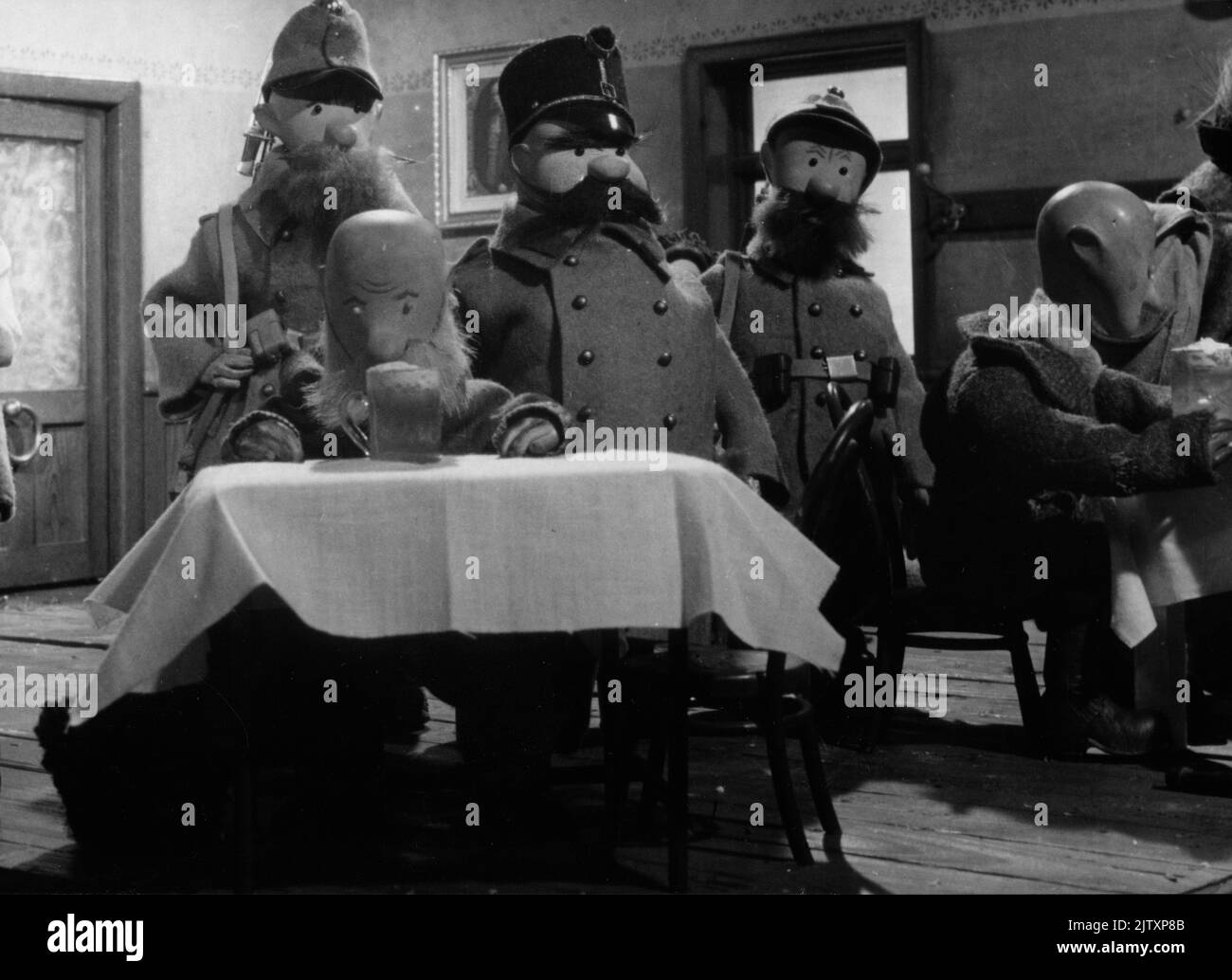 Dobrý voják Svejk le bon soldat Schweik année: 1954 - Tchécoslovaquie Directeur: Jirí Trnka animation Banque D'Images