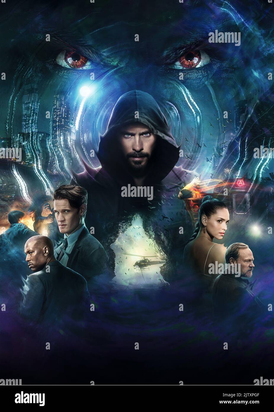 Année Morbius : 2022 Etats-Unis Directeur : Daniel Espinosa Jared Leto Poster (Key Art) Banque D'Images