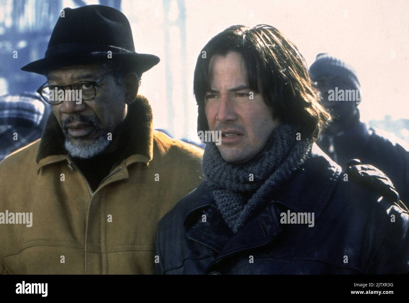 Réaction en chaîne Année : 1996 USA Keanu Reeves, Morgan Freeman Réalisateur : Andrew Davis Banque D'Images