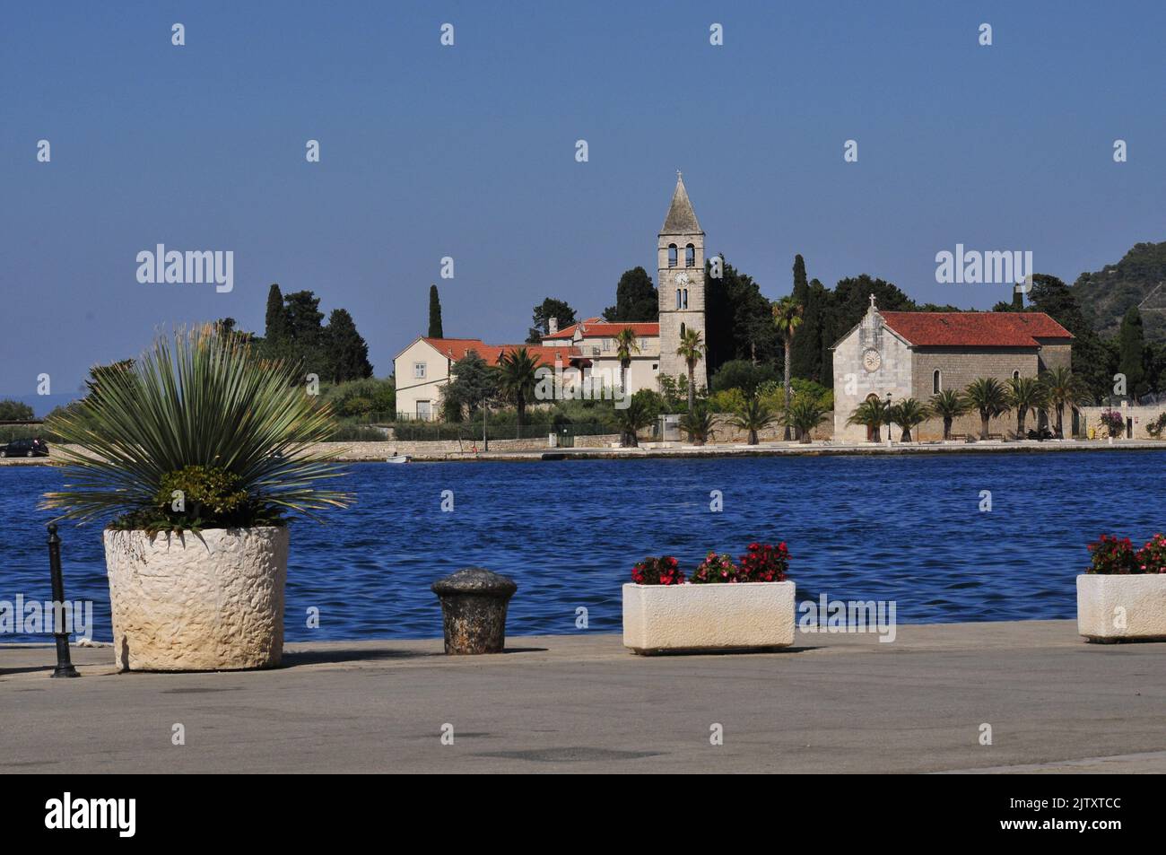 Île vis Croatie Banque D'Images