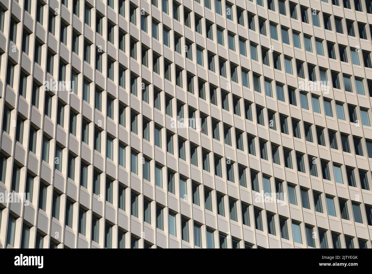 Hambourg, Allemagne, gratte-ciel d'Euler-Hermes peu avant la démolition Banque D'Images