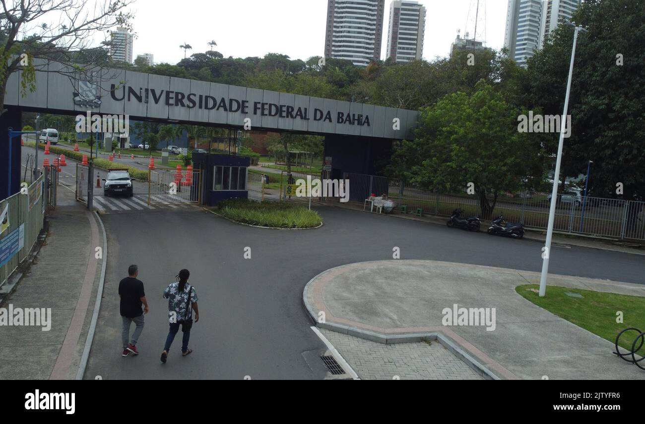 salvador, bahia, brésil - 1 septembre 2022 : Fédération de classe, sur le campus Ondina de l'Université fédérale de Bahia, dans la ville de Salvador. Banque D'Images