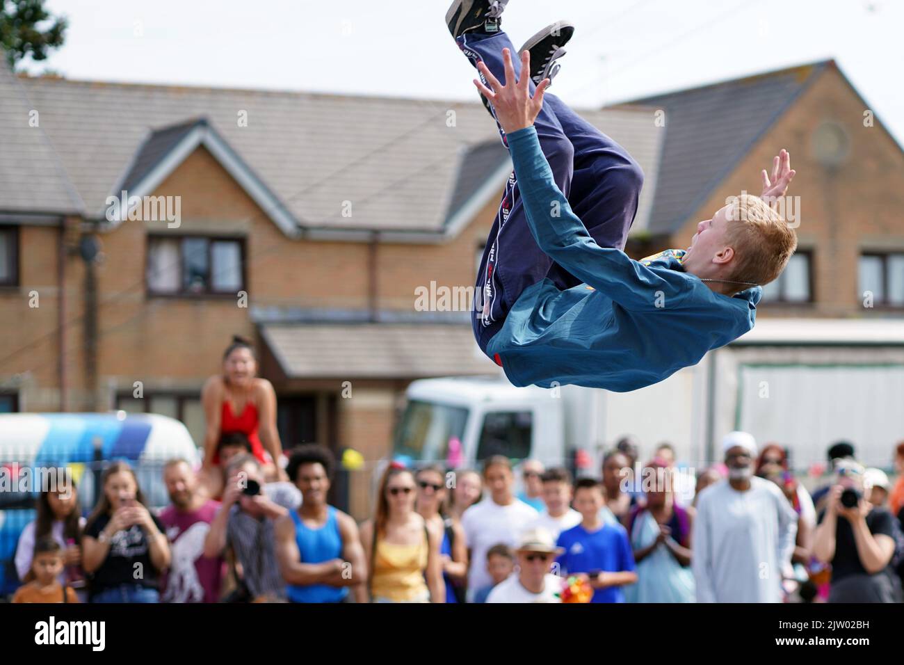 Parc de Fluidity Free Runners au Clifton Street Festival, 2022 Banque D'Images