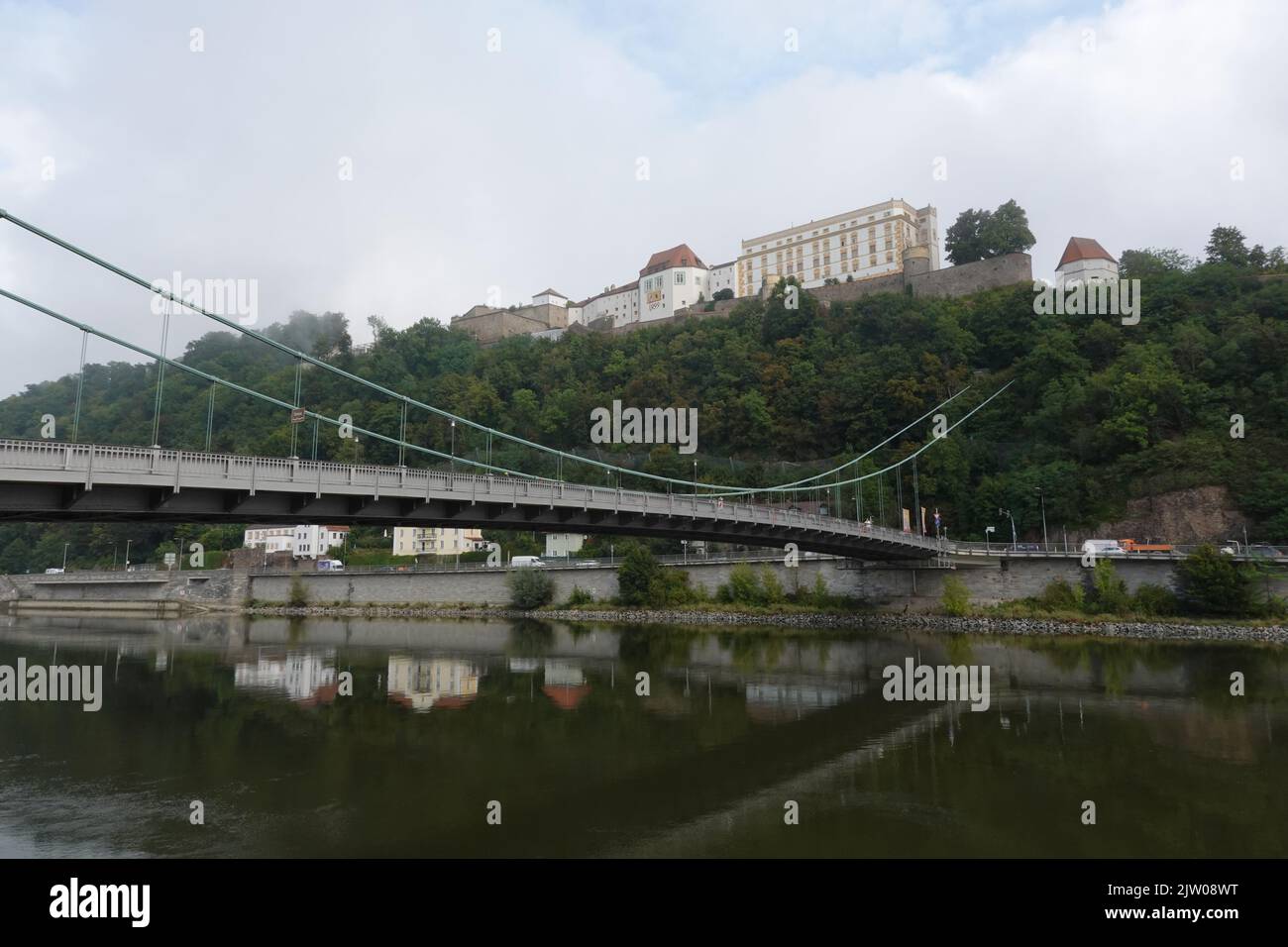 Château de Passau, Château de Veste Oberhaus, Passau, Bavière, Allemagne Banque D'Images