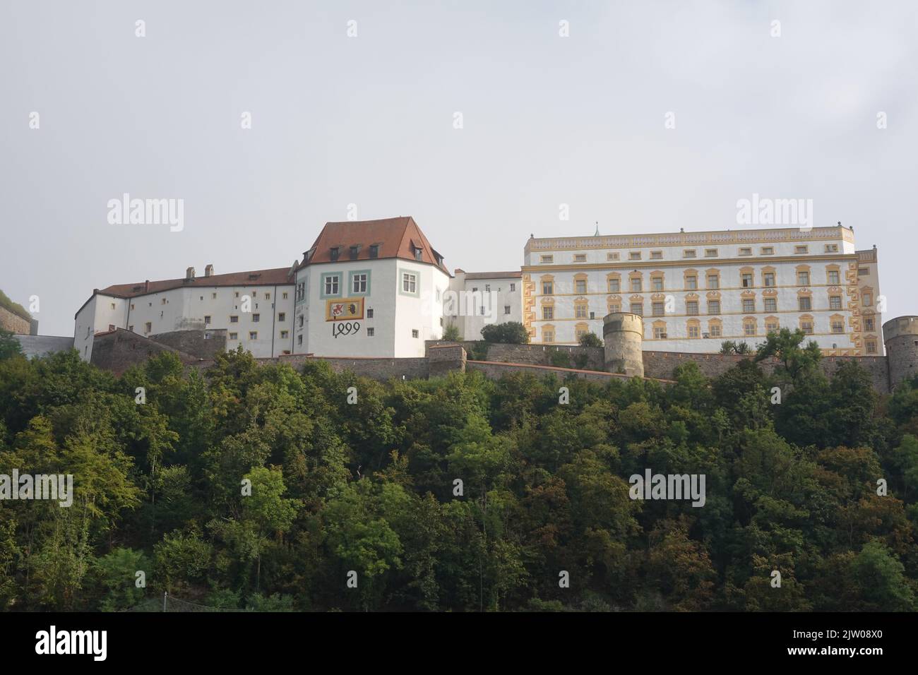 Château de Passau, Château de Veste Oberhaus, Passau, Bavière, Allemagne Banque D'Images