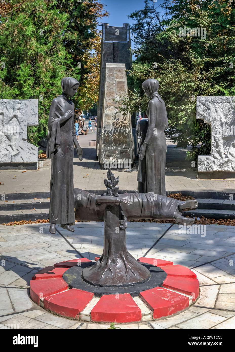 Mémorial de la défense héroïque d'Odessa, Ukraine Banque D'Images