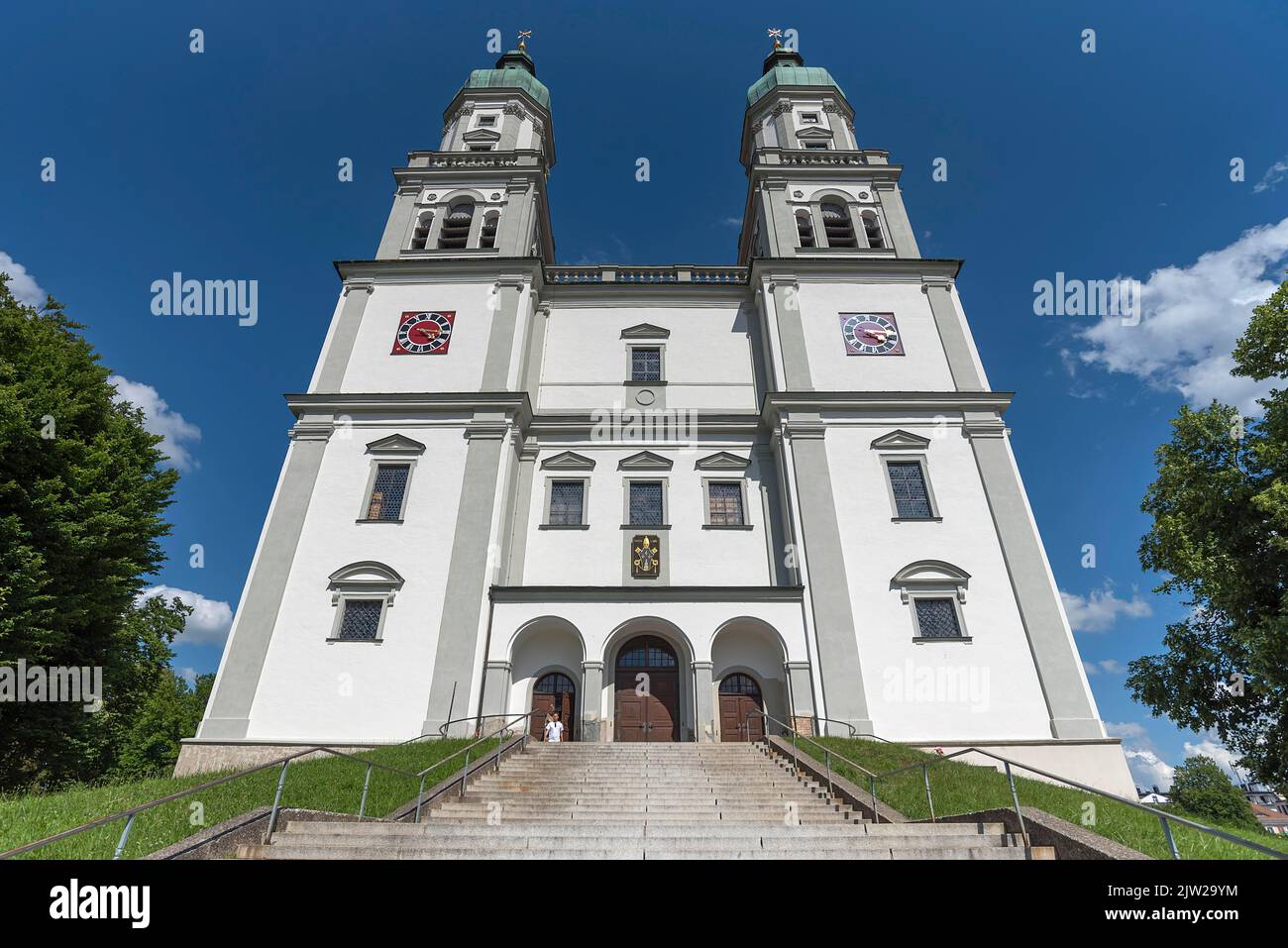 Basilique Saint-Lorenz, construite vers 1651, Kempten (Allgaeu), Bavière, Allemagne Banque D'Images