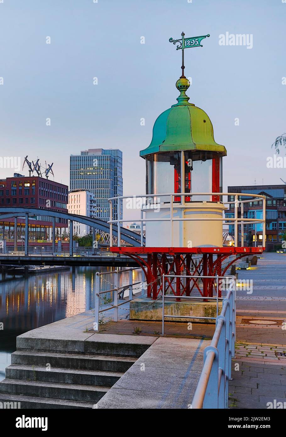 Ancien phare du Musée maritime international de Hambourg, Hambourg, Allemagne Banque D'Images