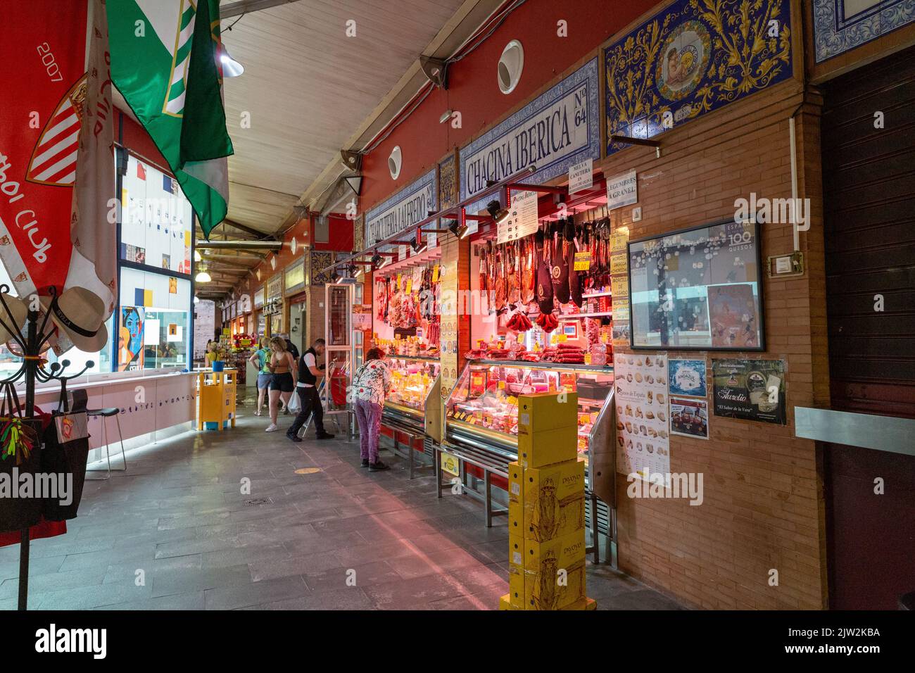 Mercado de Triana, Séville Banque D'Images