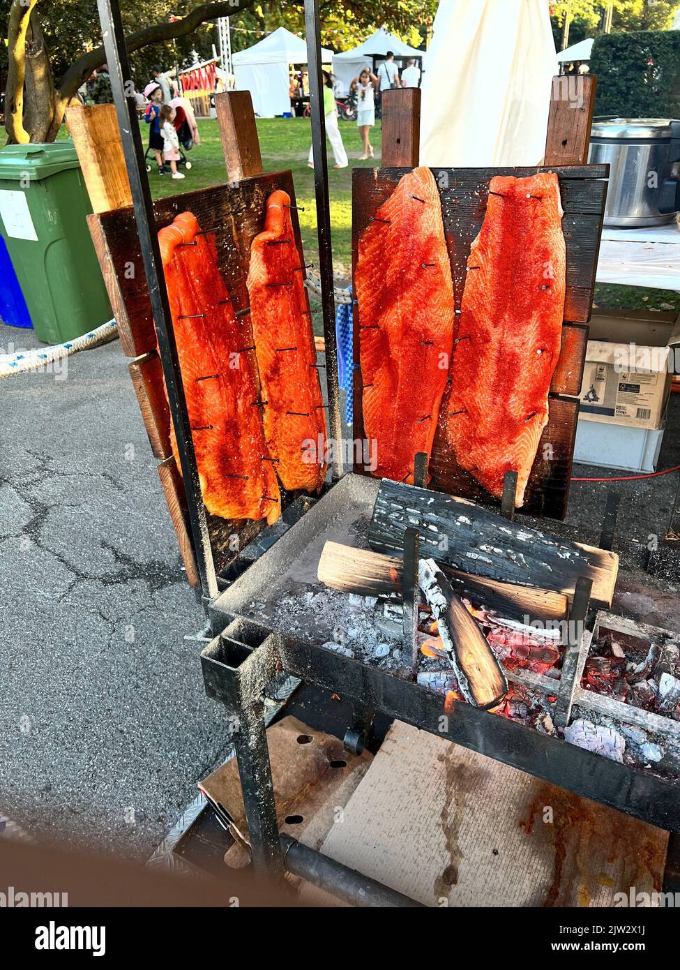 Genève, Suisse, 09.02.2022, panneau du Festival alimentaire de la rue de Genève. La ville célèbre ses camions alimentaires et sa cuisine de rue lors de l'édition de septembre 2022 Banque D'Images