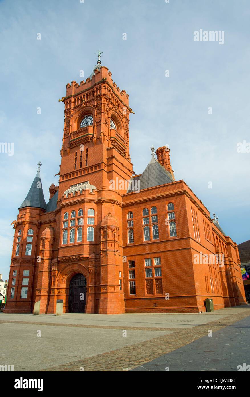 Le bâtiment Pierhead, Cardiff, Wales 12 août 2022, quai Mermaid Banque D'Images