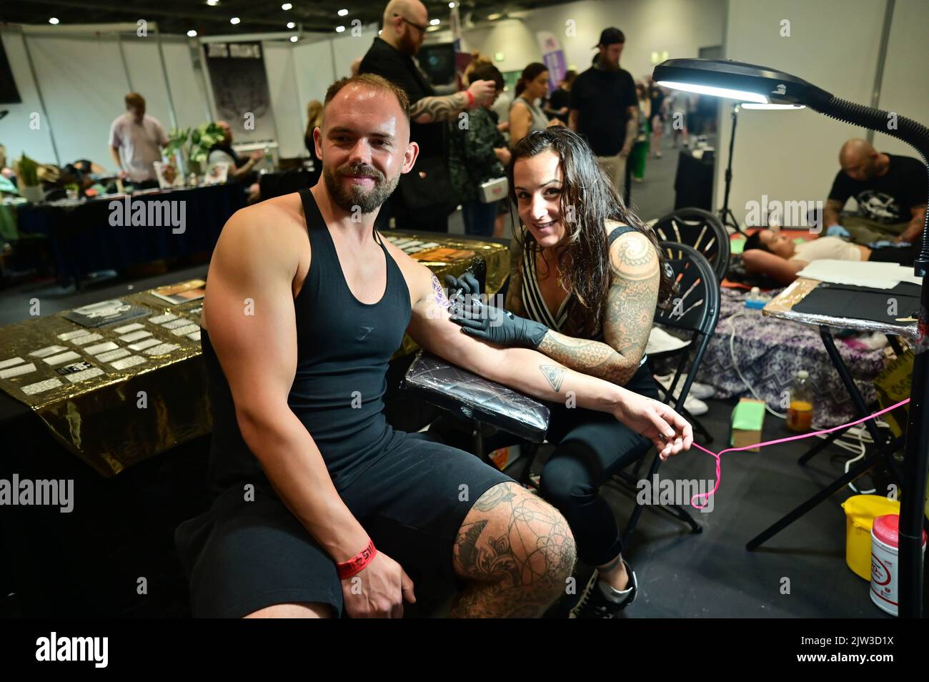 Le Big London Tattoo Show a eu lieu à Excel London, Londres, Royaume-Uni. - 3rd septembre 2022. Banque D'Images