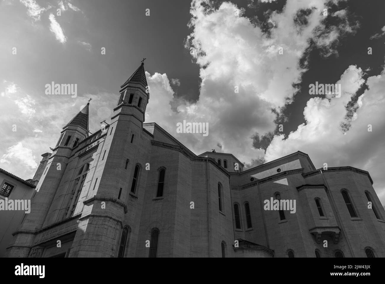 Le sanctuaire de Santa Rita da Cascia est un complexe religieux, composé de diverses structures Cascia dans lesquelles Santa Rita est vénérée. Banque D'Images