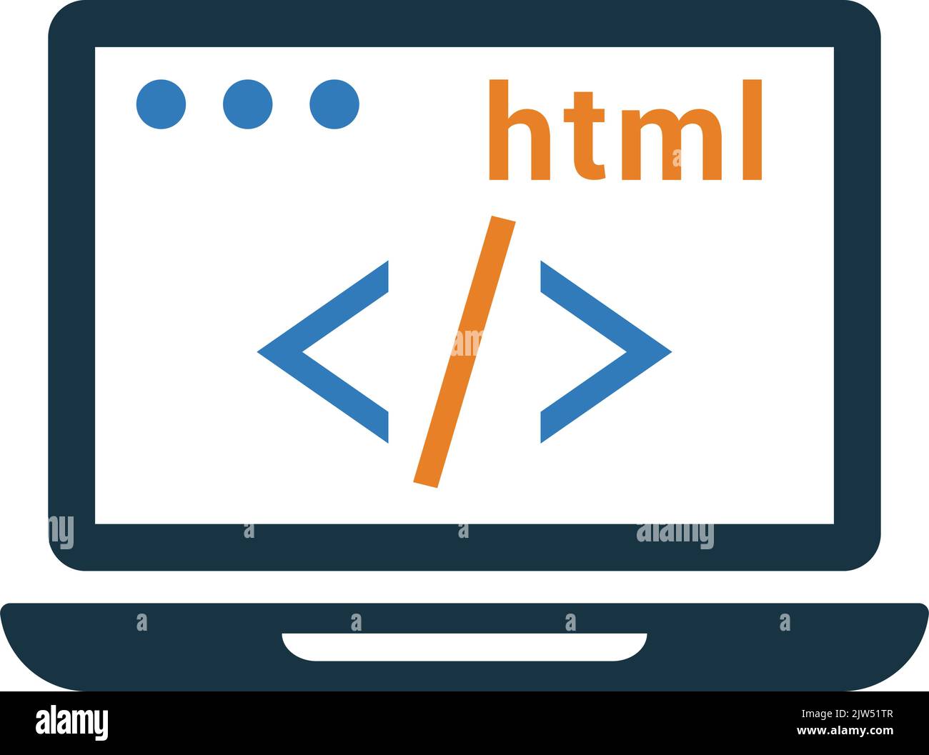 Code, codage, icône html - fichier EPS vectoriel. Utilisation parfaite pour les supports d'impression, le Web, les images de stock, l'utilisation commerciale ou tout type de projet de conception. Illustration de Vecteur