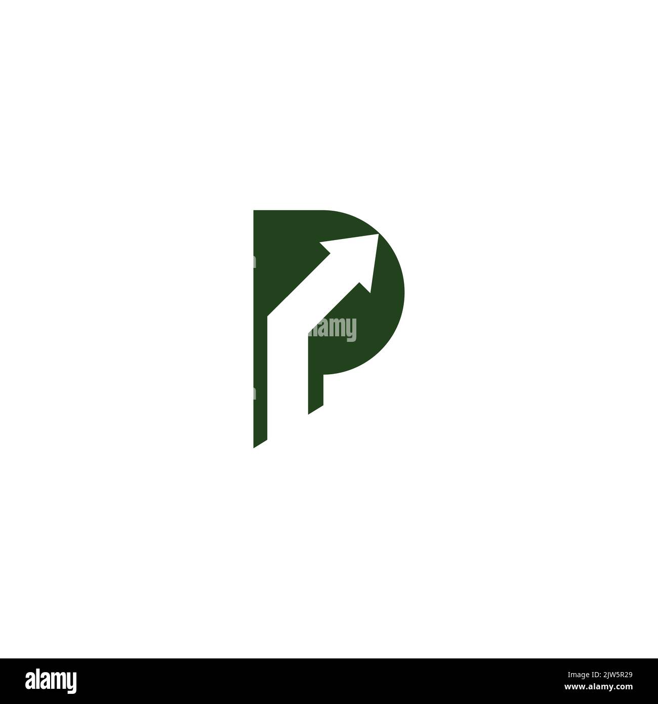 P, PP, abstrait initiale monogramme lettre alphabet logo design Illustration de Vecteur
