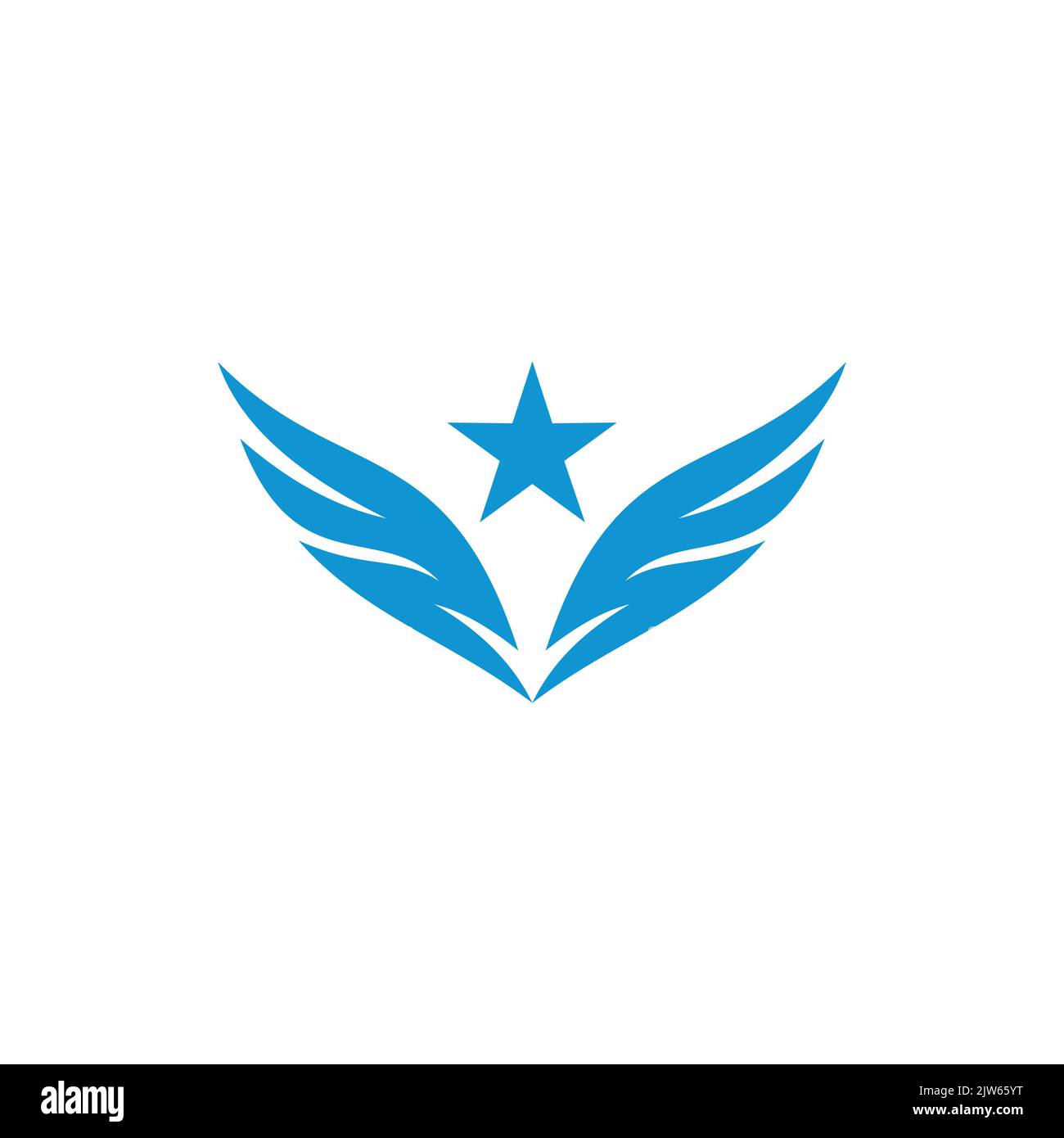 motif vectoriel d'icône de logo en forme d'étoile bleu Illustration de Vecteur