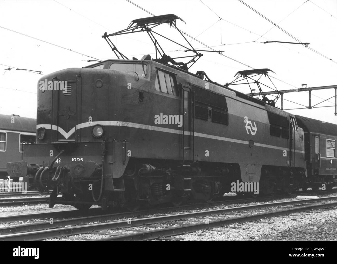 Image de la locomotive électrique n° 1225 (série 1200) de la N.S. Banque D'Images