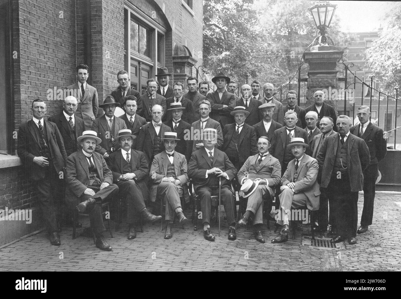 Image d'un dessin pour un vitrail dans l'église réformée néerlandaise de Polsbroek (municipalité de Lopik). Banque D'Images