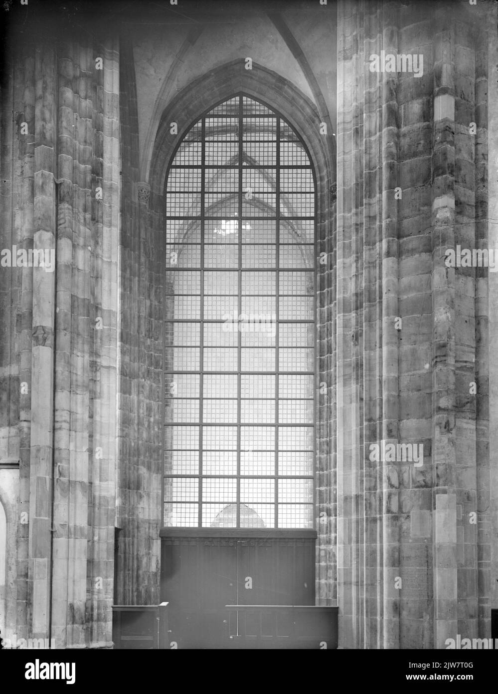 Intérieur du Domkerk (Domplein) à Utrecht. Banque D'Images