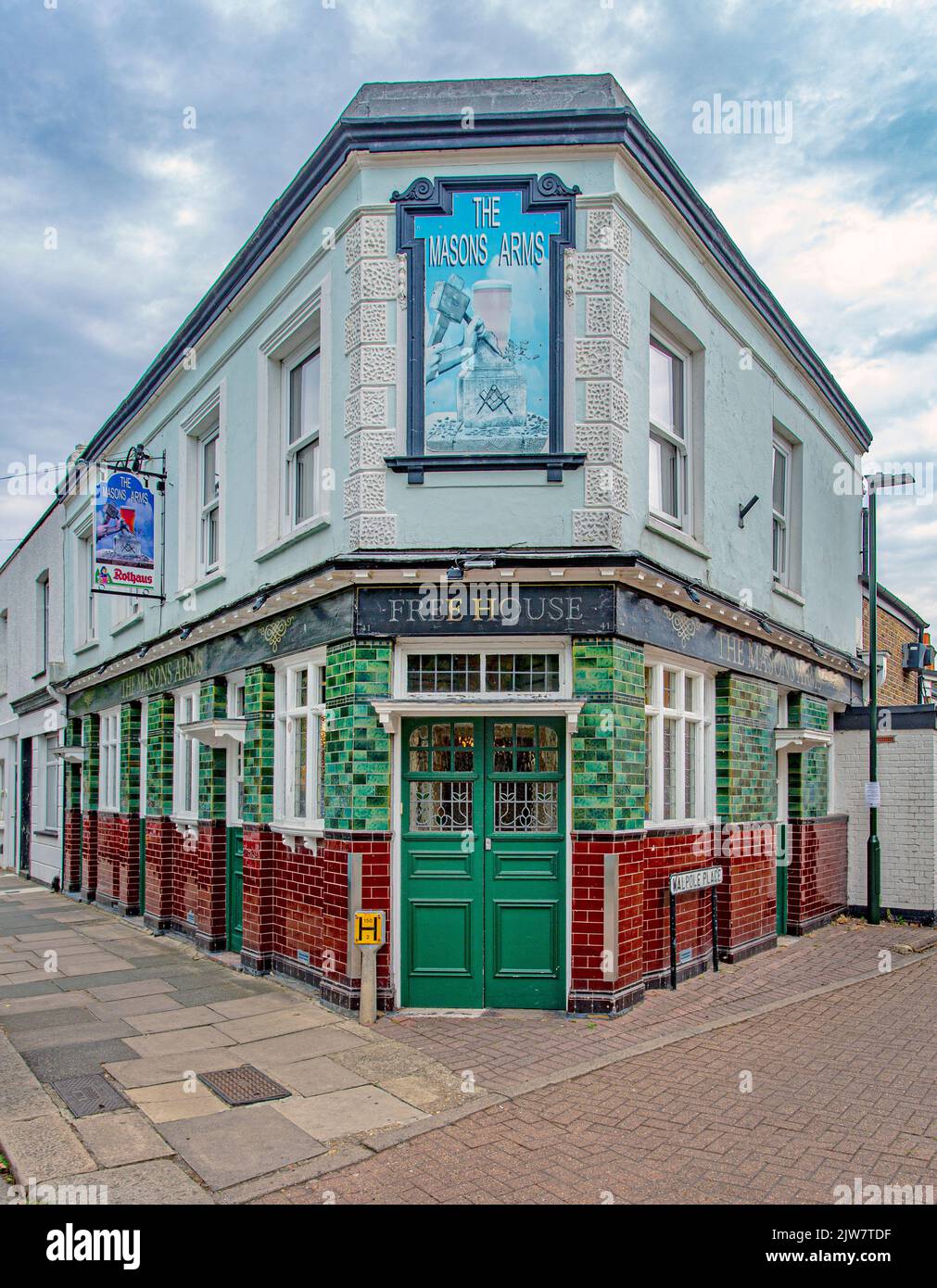The Masons Arms pub EXTERIEUR , Twickenham , Royaume-Uni Banque D'Images